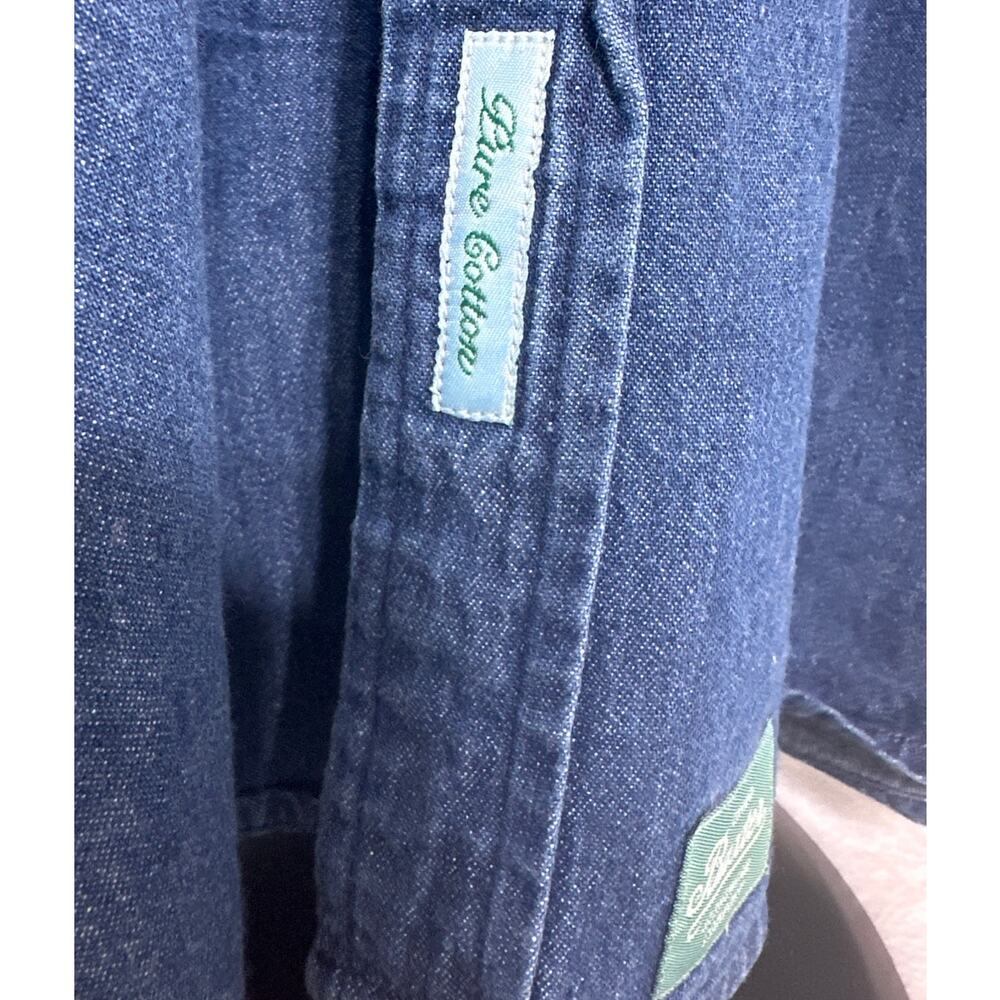 BAXTER Vintage Men's Heavy Denim Button Shirt Size XL - Picture 5 of 6